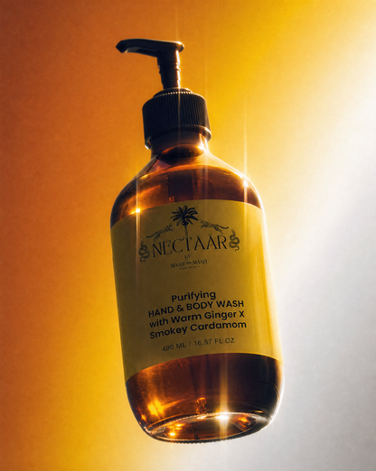 Cleanse like you mean it! Hand & Body Wash: Warm Ginger X Smokey Cardamom