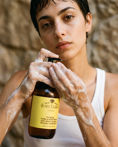 Cleanse like you mean it! Hand & Body Wash: Warm Ginger X Smokey Cardamom